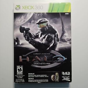 Halo: Combat Evolved Anniversary avec housse coulissante (Microsoft Xbox 360, 2011)