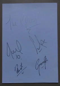 The Rifles - original signierte Karte 21x30cm - Picture 1 of 2
