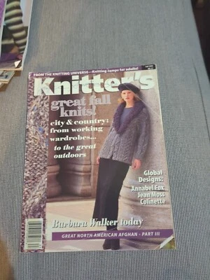 Knitter's Magazine Fall 1998 Afghan, Great Fall Knits, No 52 Condition Issues - Image 1 of 4