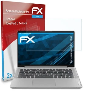 atFoliX 2x Película Protectora para Lenovo IdeaPad 5 14 Inch transparente - Imagen 1 de 9