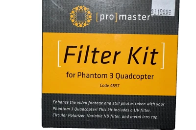 [pro] master filter kit for DJI Phantom 3 Series Quadcopter Drones NIB. NEW. - Image 1 of 3