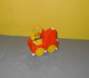 Bakery Craft Sesame Street Big Bird Orange Tow Truck Push Play Toy Car Topper - Picture 1 of 2