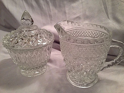 Винтажный набор сахара и сливок - Изображение 1 из 4