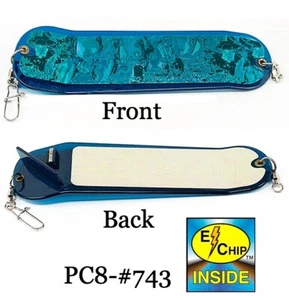 PRO-TROLL ProChip 8" #743 Blue Bubble Flasher - New - Picture 1 of 11