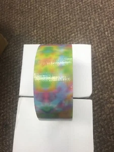1 Roll 2” By 40 Yards Rainbow multi colored Duct Tape - Picture 1 of 2