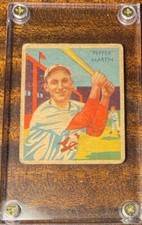 1935 NATIONAL CHICLE CO. DIAMOND STARS #26 PEPPER MARTIN ST LOUIS CARDINALS HOF