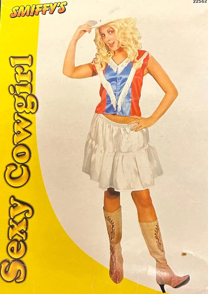 Dolly Parton Sexy Vaquera Damas Vestido Elegante Disfraz Reino Unido Talla 10-14 Foto 1 de 1