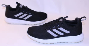 Men Adidas Shoes Sneakers 6 Running Jogging Gym Cloud Foam Lite Racer Blck Whitw - Picture 1 of 12