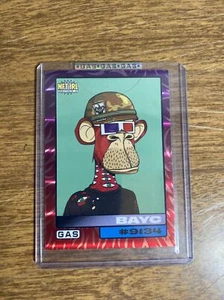 G.A.S Trading Cards BAYC #9134 Prism /20 Faze Banks - Bild 1 von 2