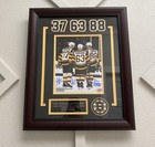 Brad Marchand Patrice Bergeron David Pastrnak Boston Bruins signed 8x10 WC
