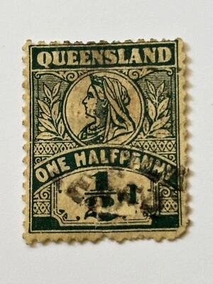 Queensland (Australia) - Scott #130 (1907-09) Used - Free Shipping - Image 1 of 2