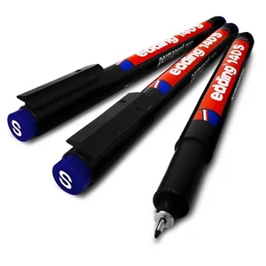 Edding 140S Permanentstift - superfeine 0,3 mm Feder - 3er Pack blau - Bild 1 von 3