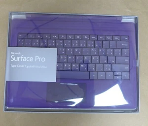 Microsoft Surface Pro 3/4 Type Cover Keyboard, Purple, 1644-International Arabic - Picture 1 of 6