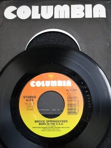 BRUCE SPRINGSTEEN Born In The U.S.A. 45 7" POP CLASSIC ROCK Record Vinyl Records - Picture 1 of 3
