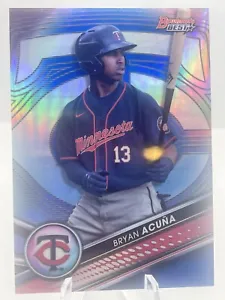 2022 Bowmans Best Bryan Acuna Minnesota Twins Blue Refractor￼ #111/150 SP - Picture 1 of 2