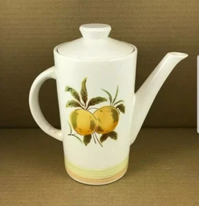 Hübsche Vintage Eisenstein Mandarine Kaffee Tee Kanne Servierkanne Harmonie Haus - Bild 1 von 1