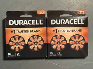 Duracell Hearing Aid Batteries Size 312 32 Count Exp 12/2028 New In Box - Picture 1 of 1