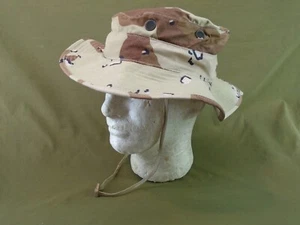 Gorra Boonie 6 Colores Ejército Militar de Estados Unidos Tormenta del Desierto Talla 6 7/8 Pequeña 1981 136-K - Imagen 1 de 12