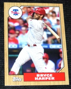 2022 Topps Mini 1987 Retro Bryce Harper 78B-5 - Picture 1 of 1