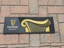 NEW Guinness Rubber Bar Runner - Man Cave / Home Bar
