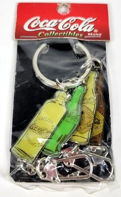 Винтажный Coca-Cola брелок 1997 эмали бутылки кока-колы новый - Изображение 1 из 4