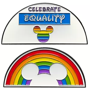 Disney Equality LGBTQ Rainbow Mouse Ears Challenge Coin EL12-013 - Picture 1 of 3