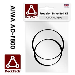 DeckTech™ Replacement Belts for Aiwa AD-F800 Cassette Deck ADF800 AD F800