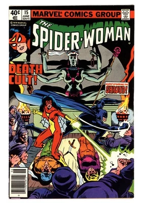 Spider-Woman #15 VFNM 9.0 1979 Newsstand Bill Sienkiewicz Cover - Image 1 of 2