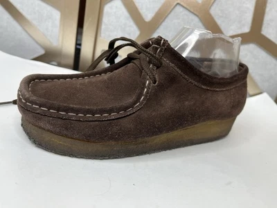 CLARKS 78984 Padmora Wallabee Leather Suede Crepe Sole Shoes Shootie 8.5 M Women - Image 1 of 4
