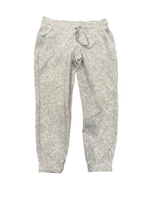 Pantalone Lululemon donna taglia 12 pronto per Rulu Jogger crop grigio maculato jacquard - Foto 1 di 10