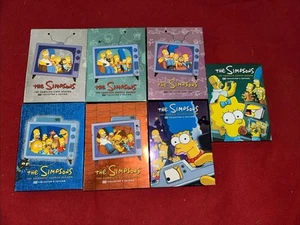 The Simpsons DVD Set First thru Fifth + Seventh Seasons 1-5 +7 (1,2,3,4,5,7,8EUC - Picture 1 of 15