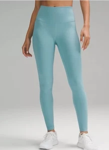 Authentic Lululemon Wunder Train High-Rise Tight 28 GRÖSSE 4 blau türkis neu mit Etikett - Bild 1 von 4