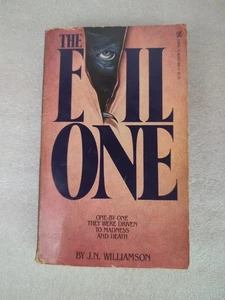 The Evil One by J.N. Williamson - 1st Art Zebra Horror - Paperbacks from Hell - Picture 1 of 5