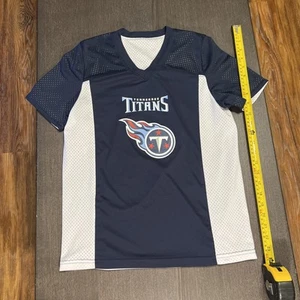Tennessee Titans Reversible Flag Football NFL Jersey YOUTH LARGE - Picture 1 of 6