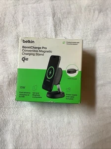 Belkin BoostCharge Pro QI2 15W Magnetic Wireless Charging Stand - Picture 1 of 2