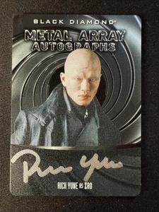 Rick Yune as Zao Auto 2023 UD Black Diamond James Bond Metal Array /199 #MA-RY - Bild 1 von 4