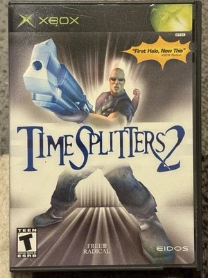 Time Splitters 2 (Microsoft Xbox, 2002) Complete With Manual - Image 1 of 4