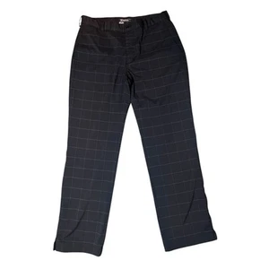 Nike Dri-Fit Golf Tour kariert Performance Fensterscheibe Karo Hose Herren 34x32 blau - Bild 1 von 8