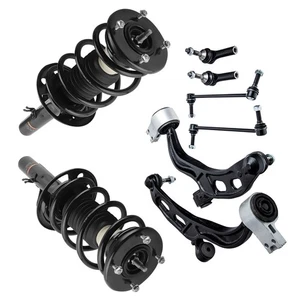 8x Front Struts Control Arm Sway Bar Outer Tie Rods for 2010 2011 2012 Ford Flex - Picture 1 of 8