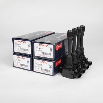 4Pcs DENSO Direct Ignition Coils-Coils 673-4028 For 2007-2020 Nissan INFINITI Foto 1 de 4