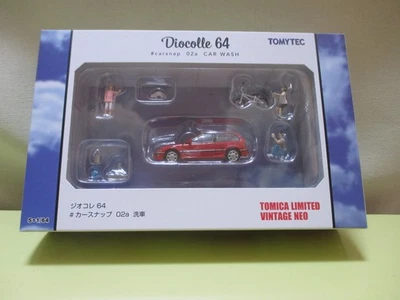 Винтажная автомойка Neo DioColle 02a Tomica ограниченного выпуска 1:64 Honda Civic 25XT красная - Изображение 1 из 2