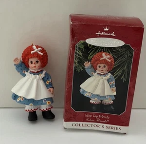Vintage Hallmark Mop Top Wendy Madame Alexander Andenken Weihnachtsschmuck - Bild 1 von 8