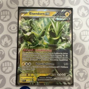 Pokémon Eisendorn Ex 077/167 Maskerade Im Zwielicht Deutsch Boosterfrisch - Bild 1 von 1