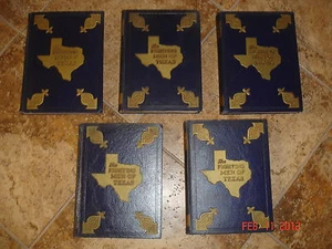 WWII FIGHTING MEN OF TEXAS WORLD WAR II 5 VOL SET INDEX VETERAN ESTATE CHAS WEST - Imagen 1 de 6