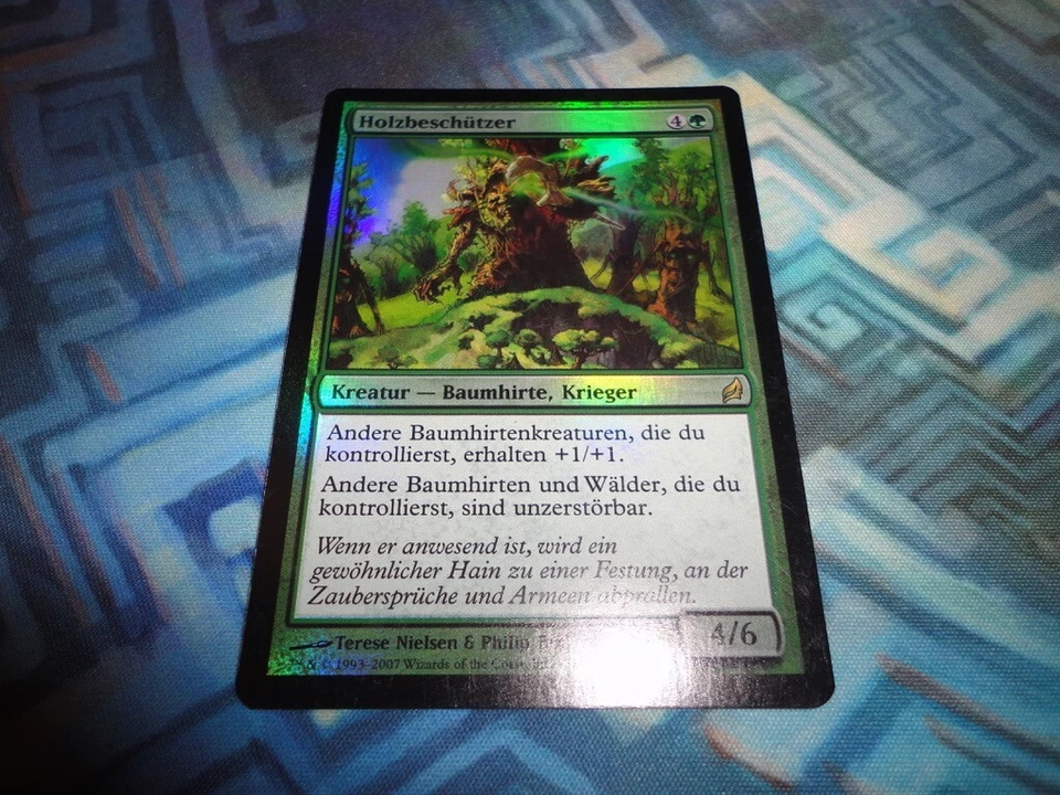MTG Magic Foil German Timber Protector NM-/EX+ Lorwyn Holzbeschützer - Image 1 of 4