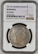 1811-M FRANCE 5 Francs Silver Coin Napoleon I Toulouse 🔨 Mint NGC XF-Details 