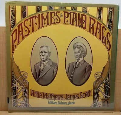 WILLIAM BOLCOM "PASTIMES AND PIANO RAGS" LP JAMES SCOTT and ARTIE MATTHEWS - Image 1 of 2