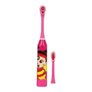 Kids Electric Toothbrush Girl Children's Ultrasonic Waterproof Brush Hot Pink N - Picture 1 of 6