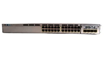 Cisco Catalyst 3750X Series WS-C3750X-24T-S V01 Switch w/C3KX-NM-1G Module - Image 1 of 4