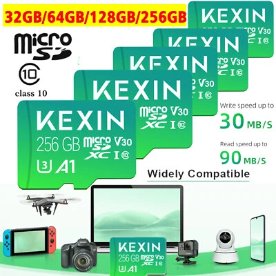 32GB 64GB 128GB 256GB Micro SD Card Memory Extreme Ultra  Camera Flash Card LOT - Image 1 of 4